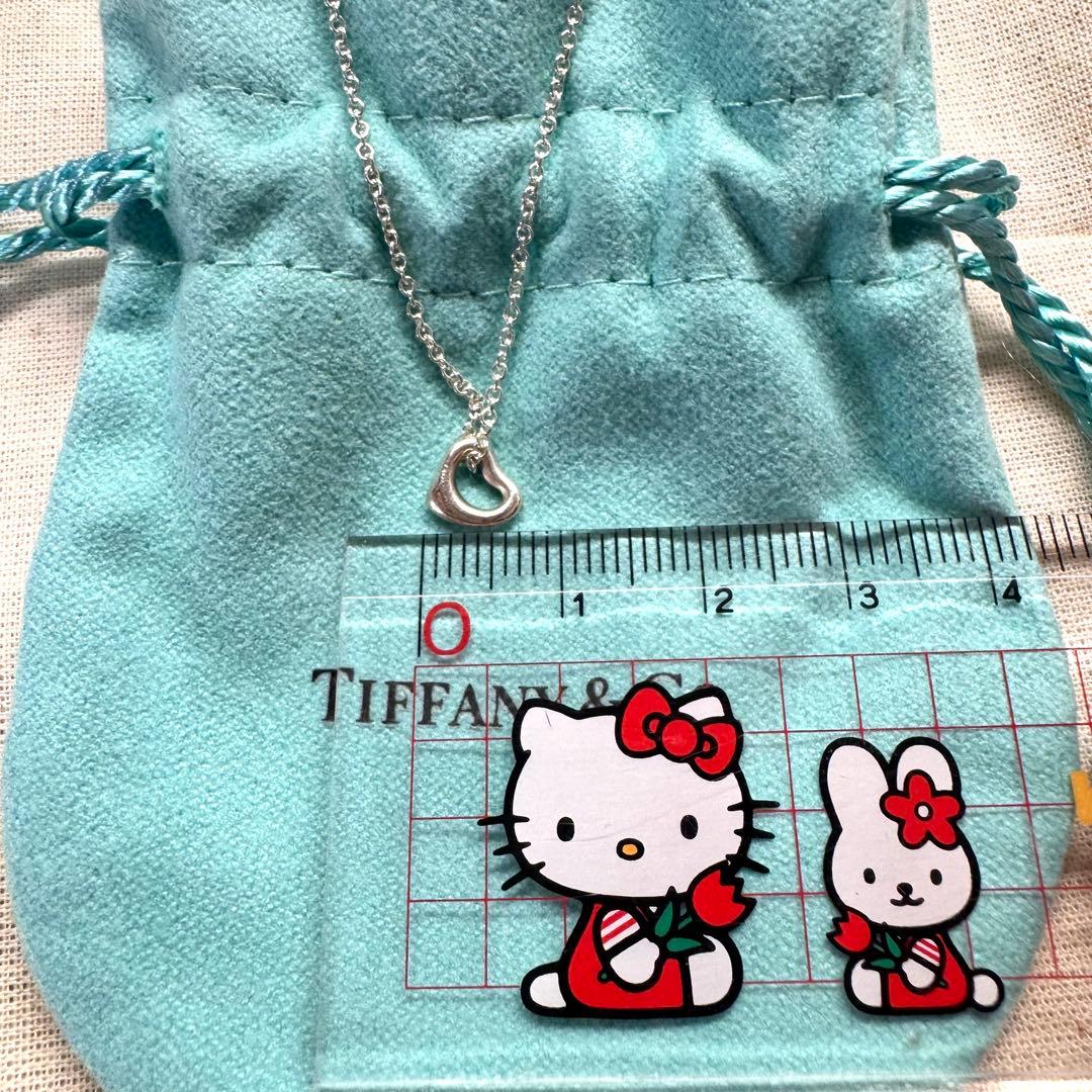 ティファニー ネックレス オープンハート 7mm