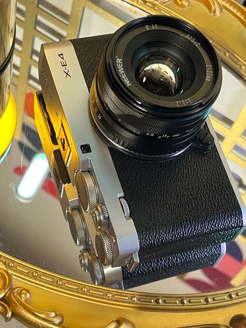 X-E4 シルバー＋MF35mmF1.2＋L39/Mアダプター