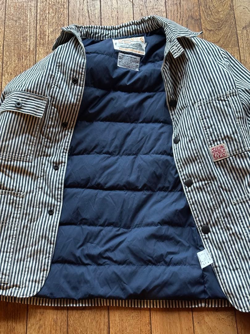 値下げレア❗️SUGAR CANE シュガーケーンカバーオール ダウンジャケット