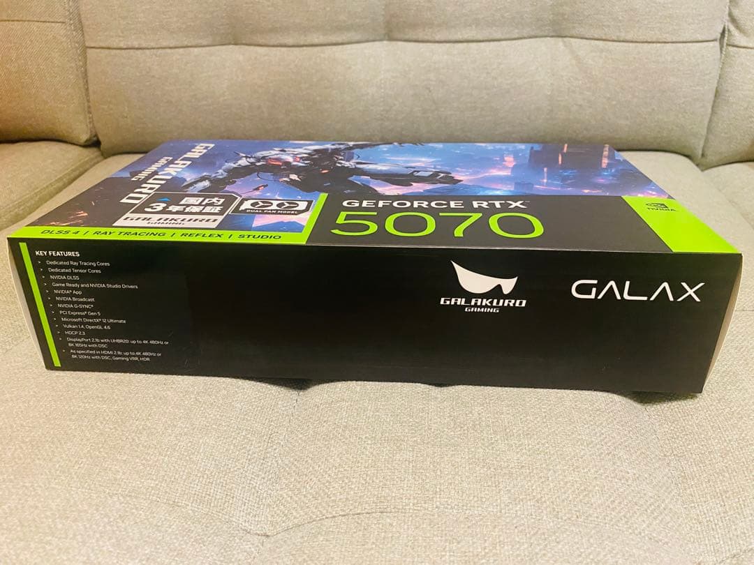 【新品・未開封】nVIDIA RTX 5070 12GB GDDR6 玄人志向