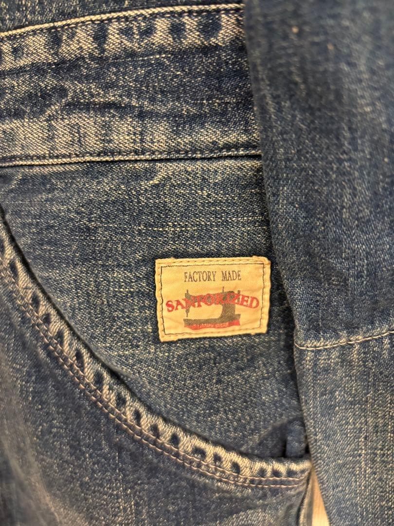 ジョンブル　ライトオンスデニム エンジニア オーバーオール オールインワン