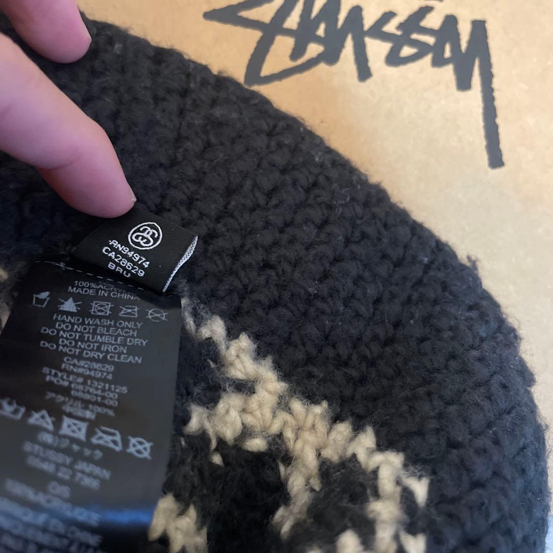 stussy 22aw ss link knit bucket hat ハット