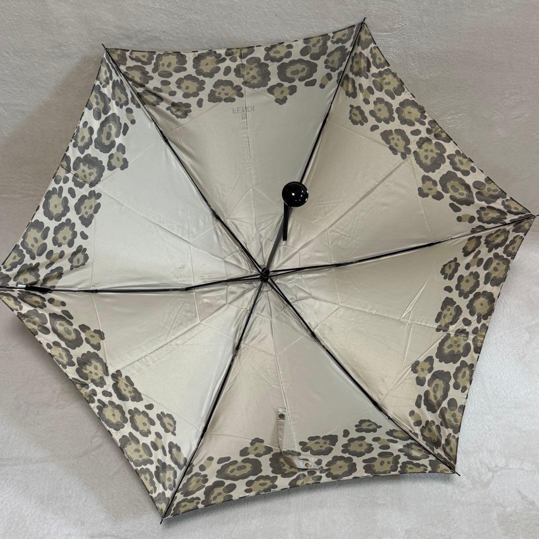 【未使用】FENDI フェンディ 折り畳み傘 日傘 アンブレラ ズッカ