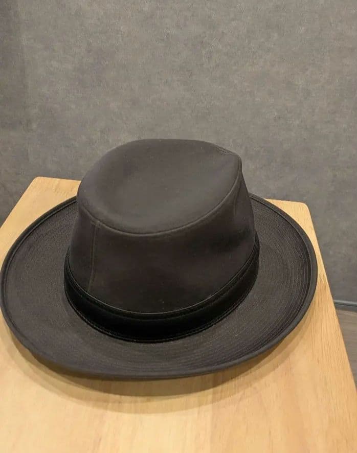 HERMES エルメス ハット 57 チャコールグレー