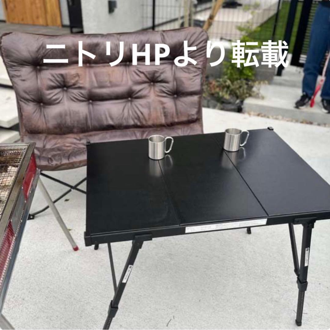 ニトリ　バタフライチェア 2人用 洗える＆はっ水