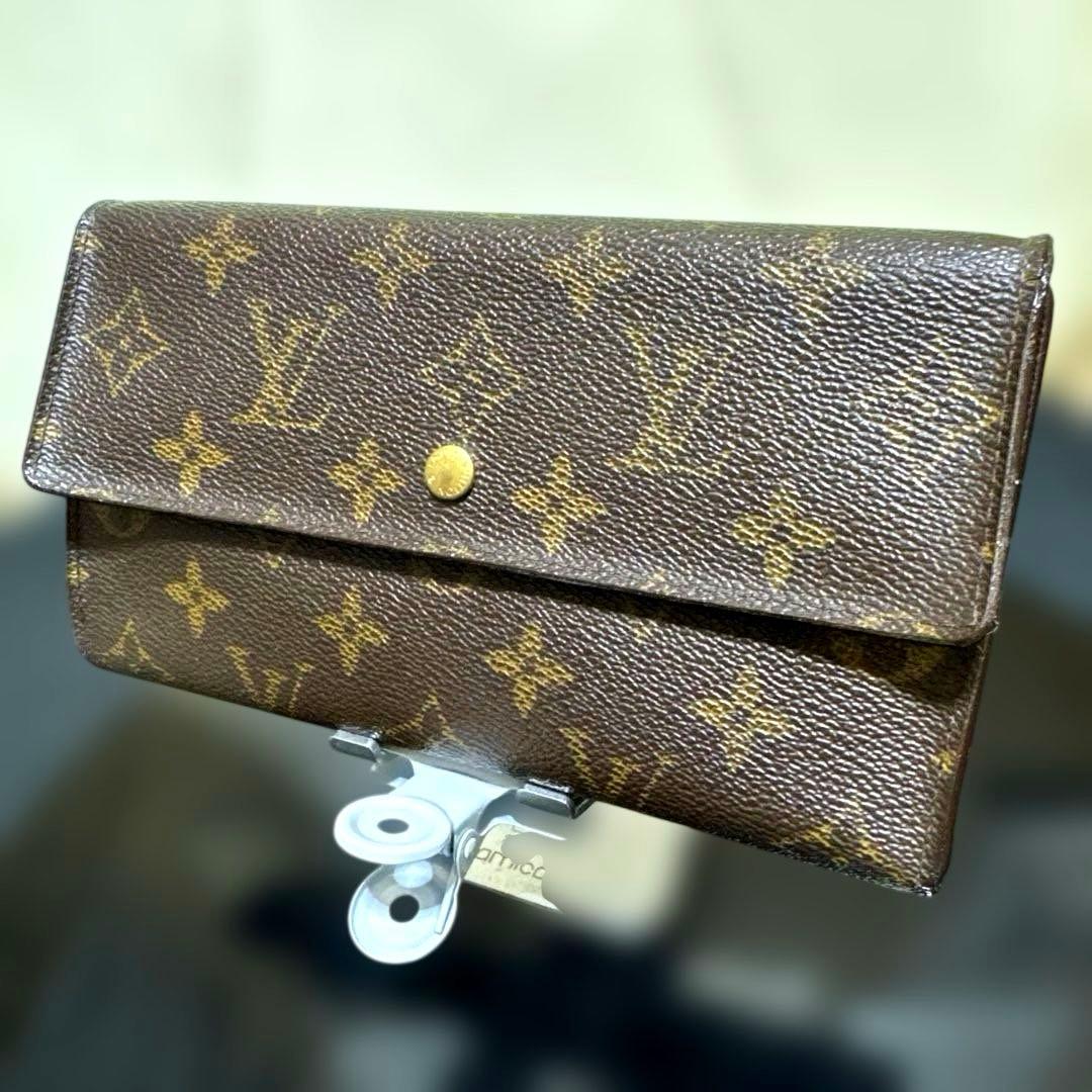 ⑤★優良品♪モノグラム 三つ折り長財布