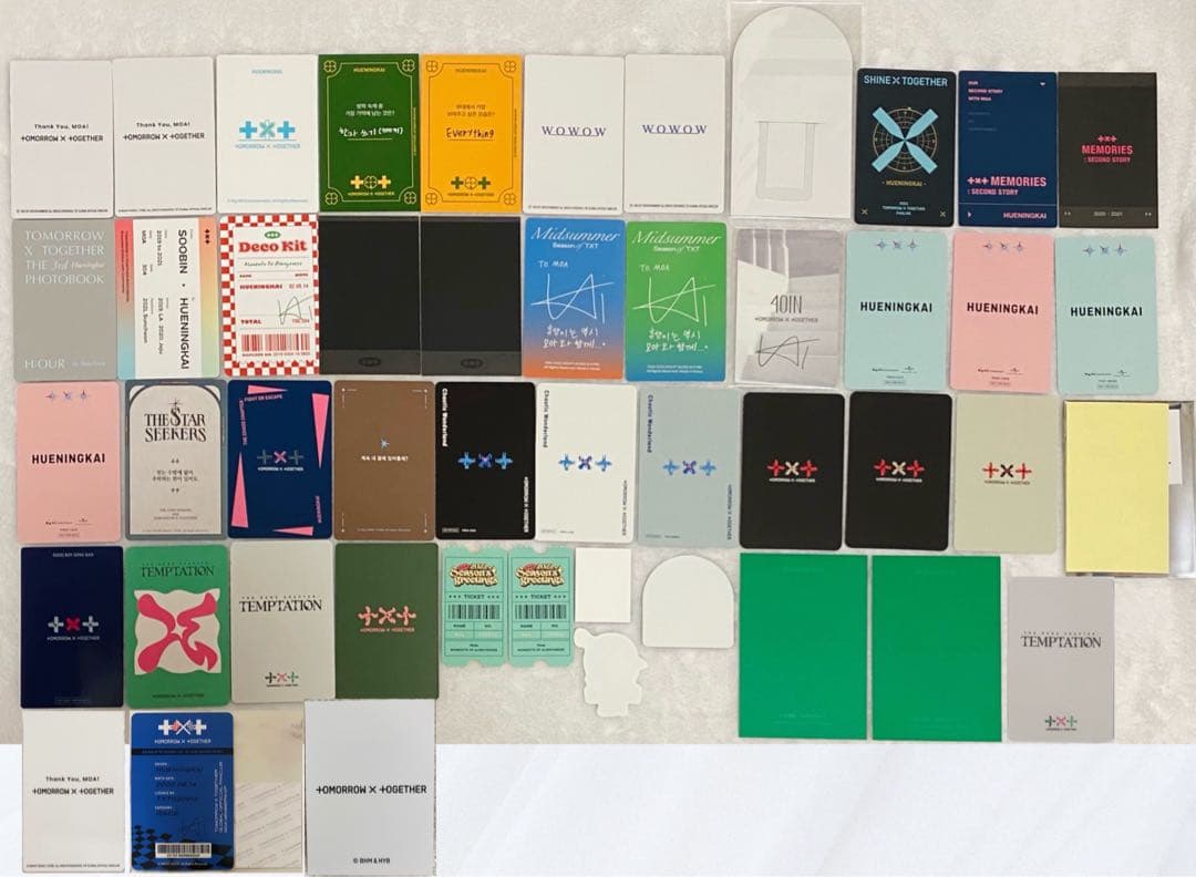 TXT 公式 FC継続 トレカ ラキドロ ミニフォト ヒュニンカイ