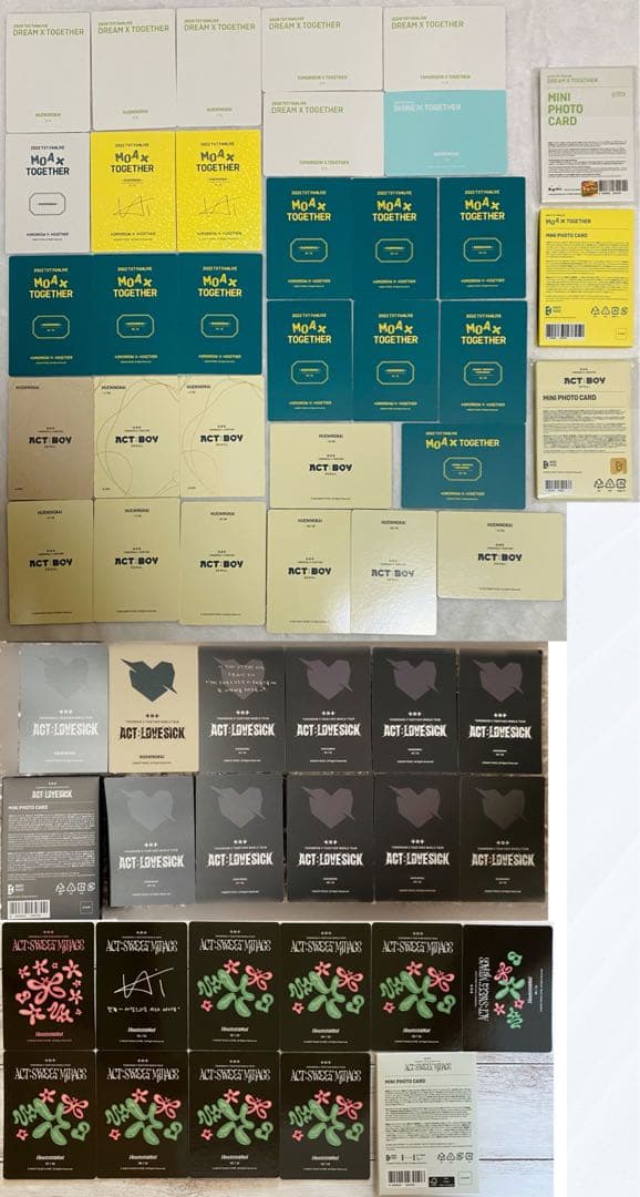 TXT 公式 FC継続 トレカ ラキドロ ミニフォト ヒュニンカイ