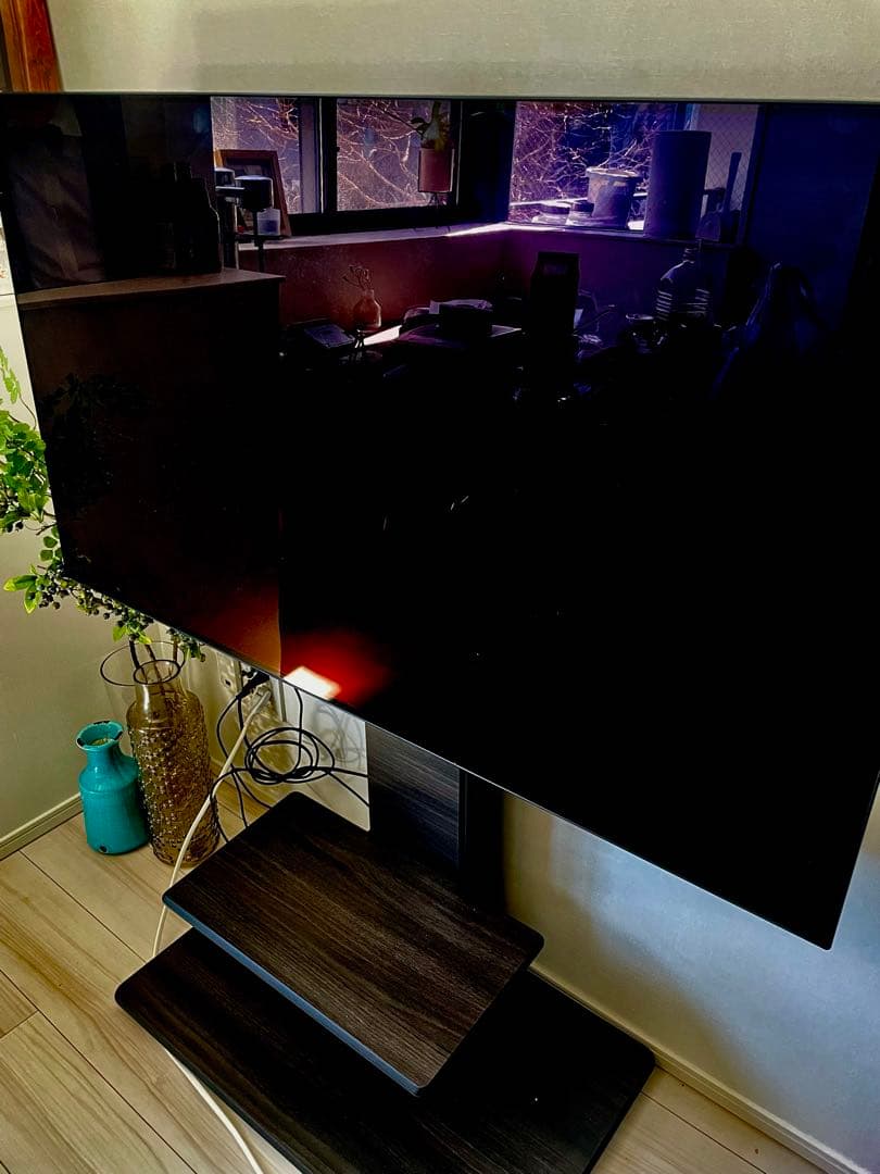 LG有機ELテレビ 大画面 木製スタンド付き　48インチ