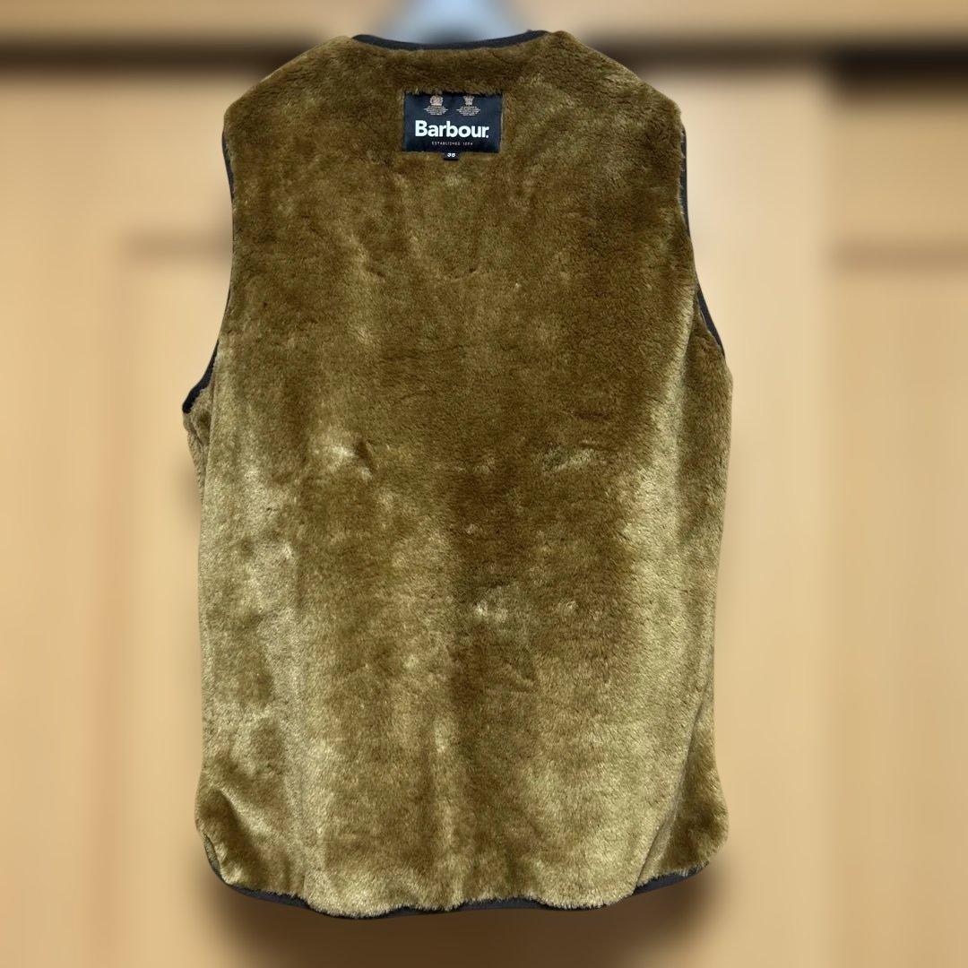 極美品Barbour ライナーインナーベスト 38 袋付き