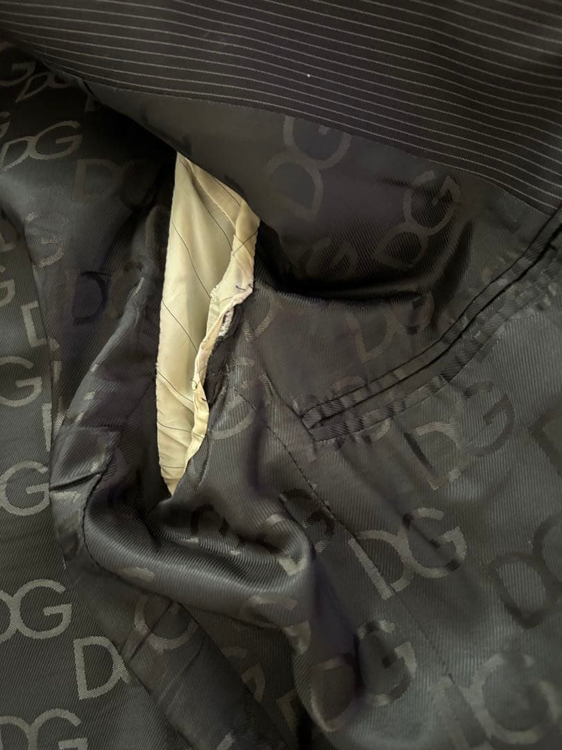 DOLCE & GABBANA ブラックジャケット　D&G