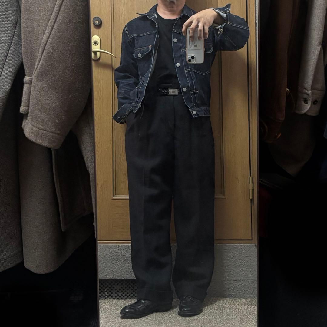 a.presse tweed Herringbone trousers サイズ2