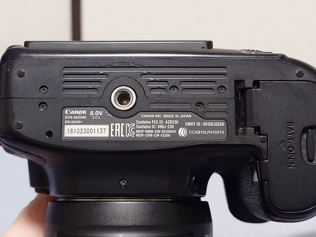 Canon EOS 80D デジタル一眼レフカメラ