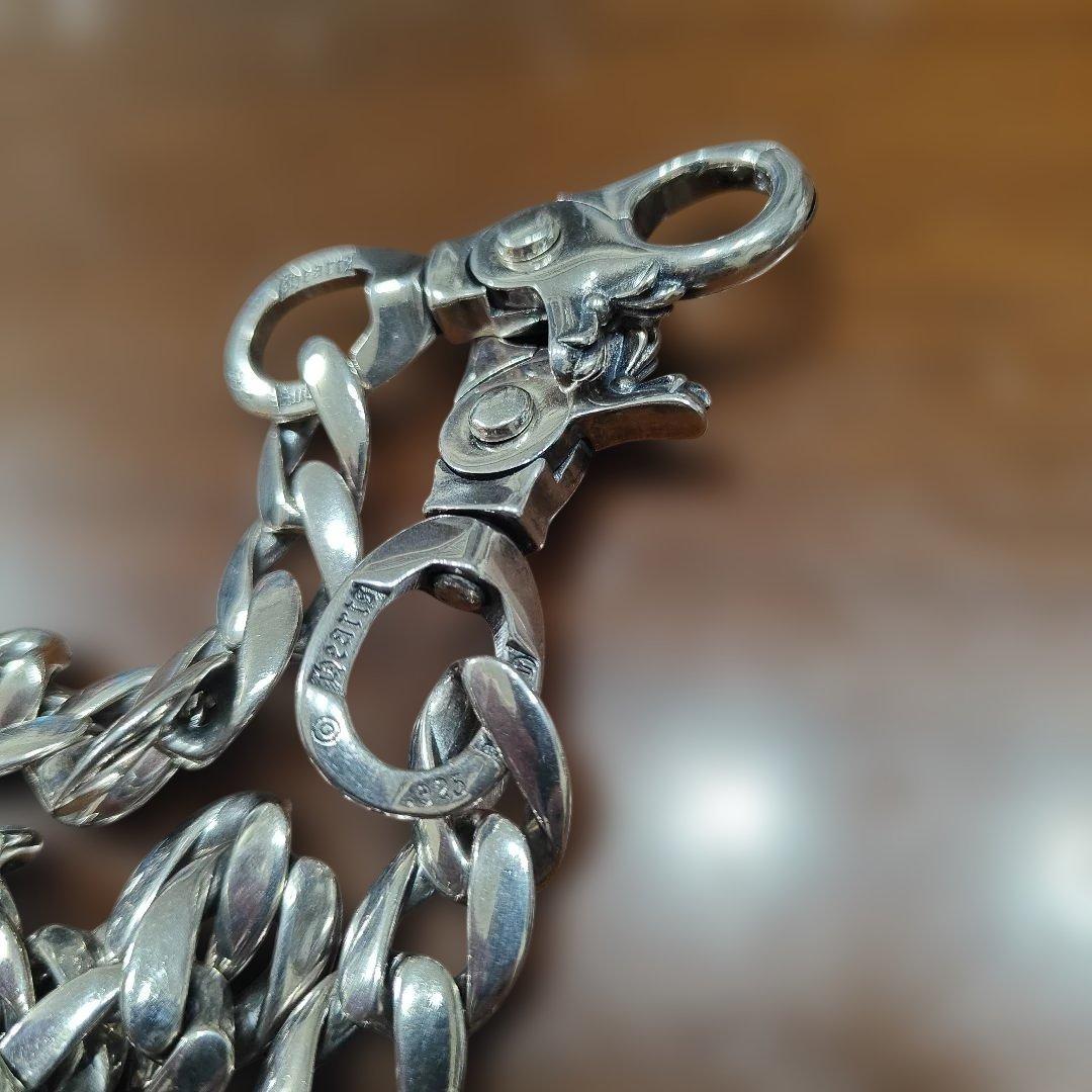 ウォレットチェーン　925刻印有　クロス