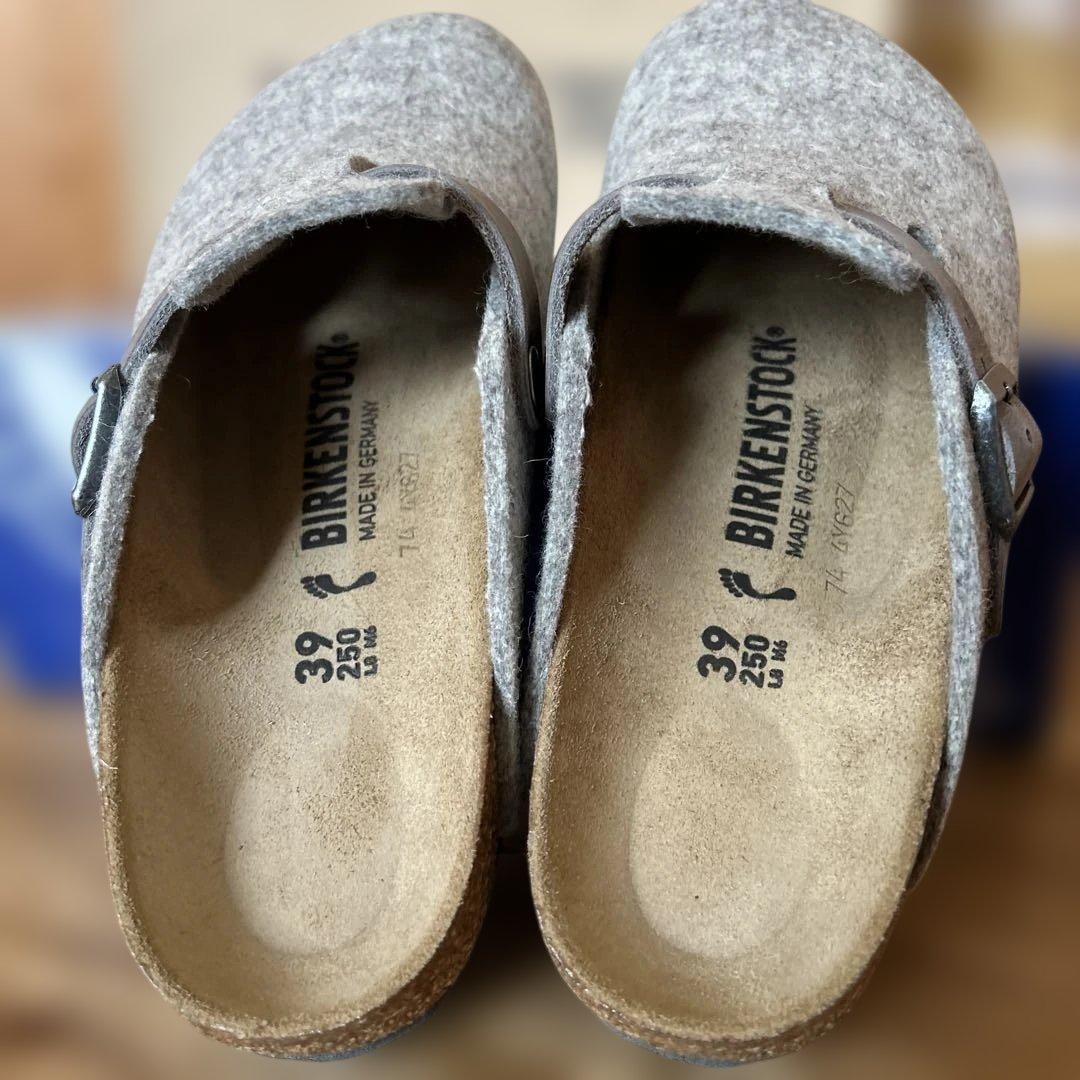 新品　BIRKENSTOCK ボストン フェルトクロッグ 39