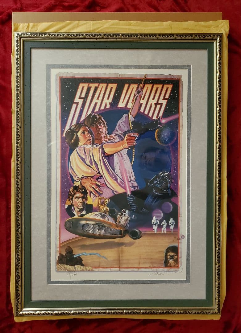 ゴ*ん様 追悼【ドゥルー・ストゥルーザン】直筆サイン入『スター・ウォーズ１』限定