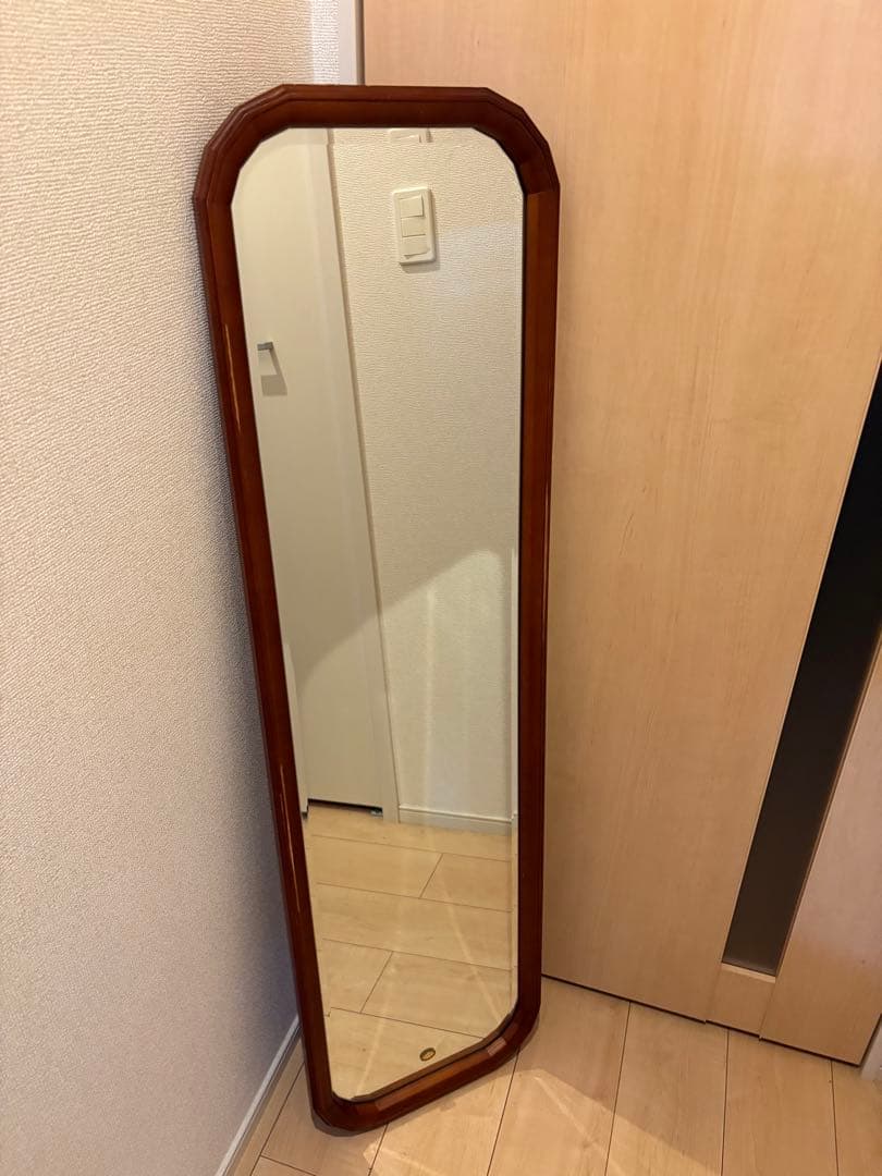 【お買い得 逸品】最高級 銅引鏡 ミエ ミラー 姿見 昭和レトロ　アンティーク