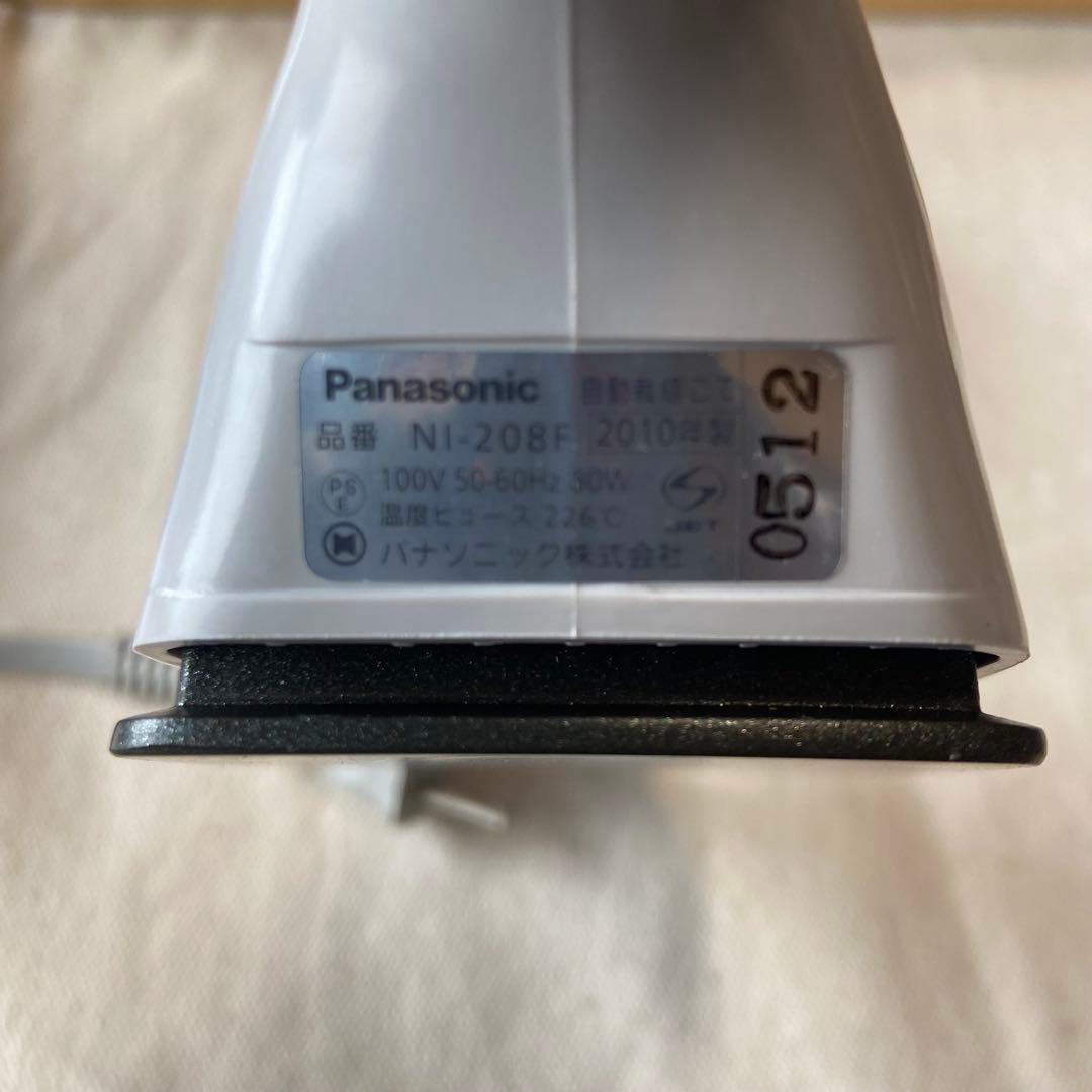 パナソニック★自動裁縫こて　フッソ樹脂加工　置き台つきNI-208F-H グレー