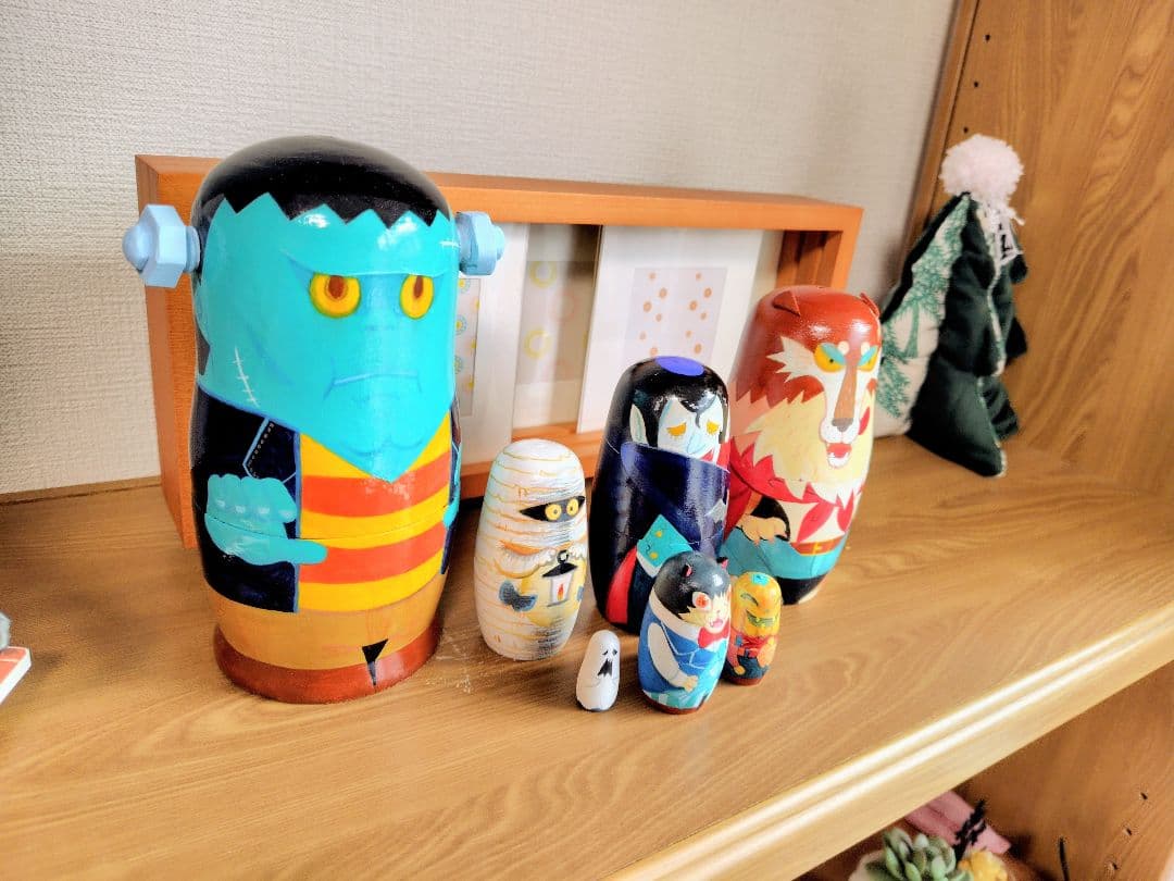 【sisterさま】モンスター マトリョーシカ 、クリスマスマトリョーシカ