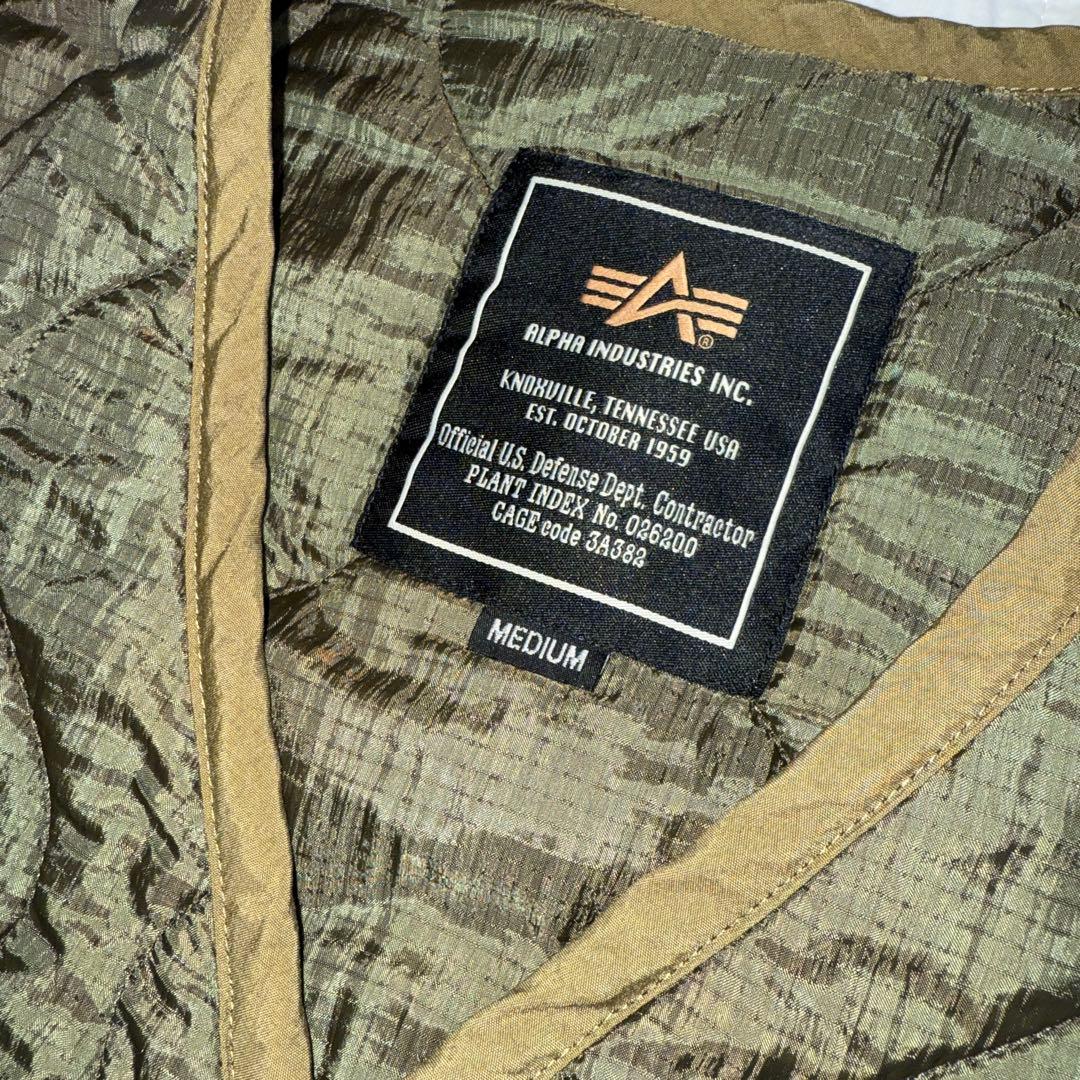 アルファー ALPHA ミリタリーキルティングベスト 新品