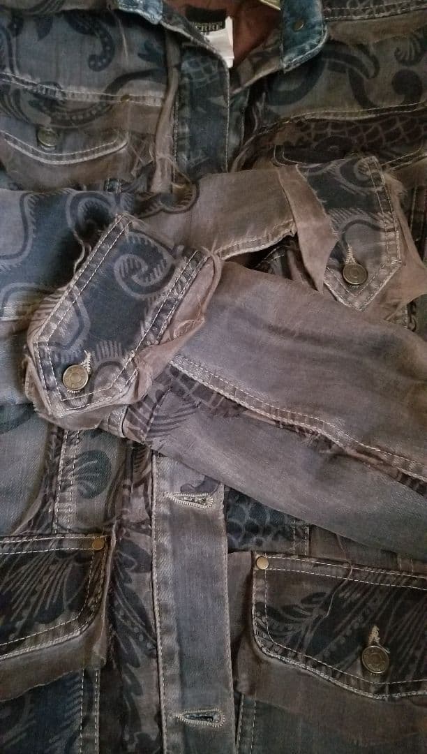 ジャンフランコフェレ　オーガンジー　デニムジャケット