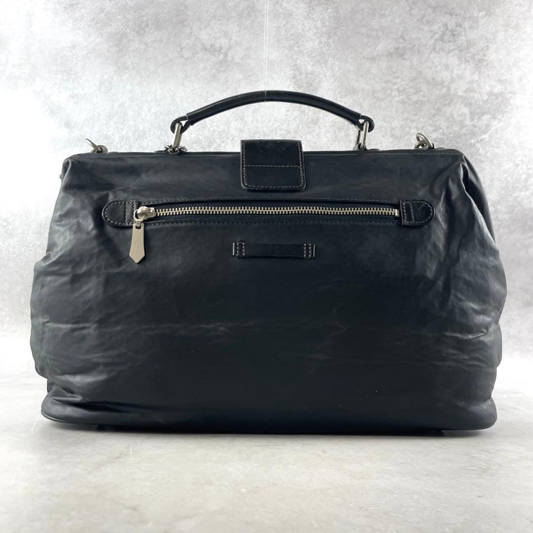 入手困難✨ ジャンポールゴルチエ ドクターズバッグ 鍵付き ブラック がま口
