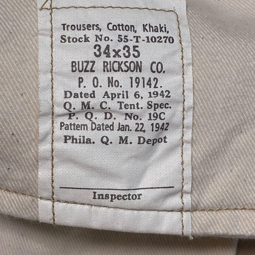 Buzz Rickson’s バズリクソンズ ミリタリー チノパン