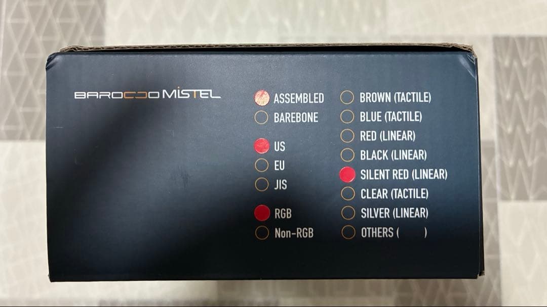 Mistel MD600 ALPHA 静音赤軸