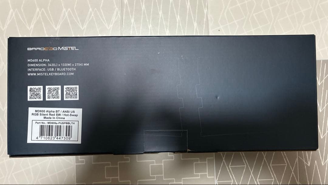 Mistel MD600 ALPHA 静音赤軸