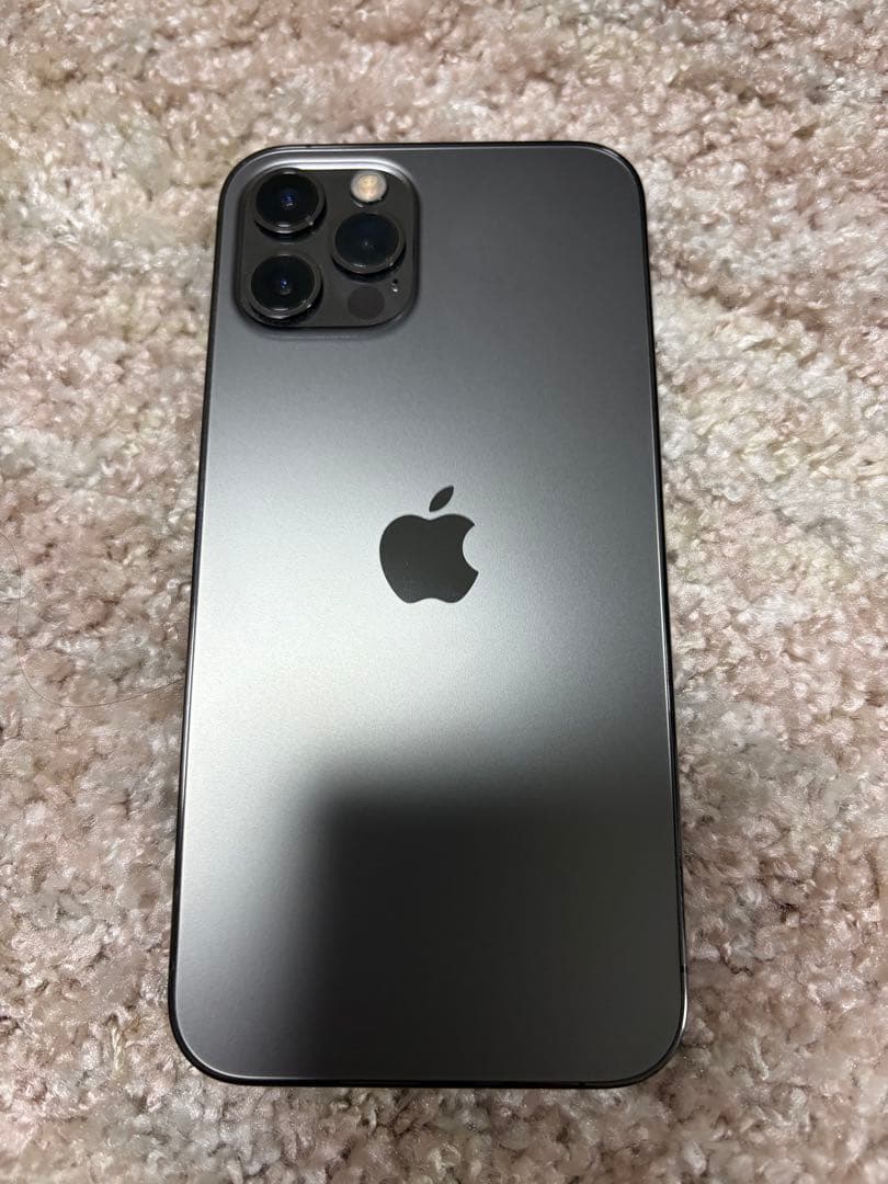 iPhone 12 Pro 256GB本体 グラファイト 未使用付属ケーブル付き