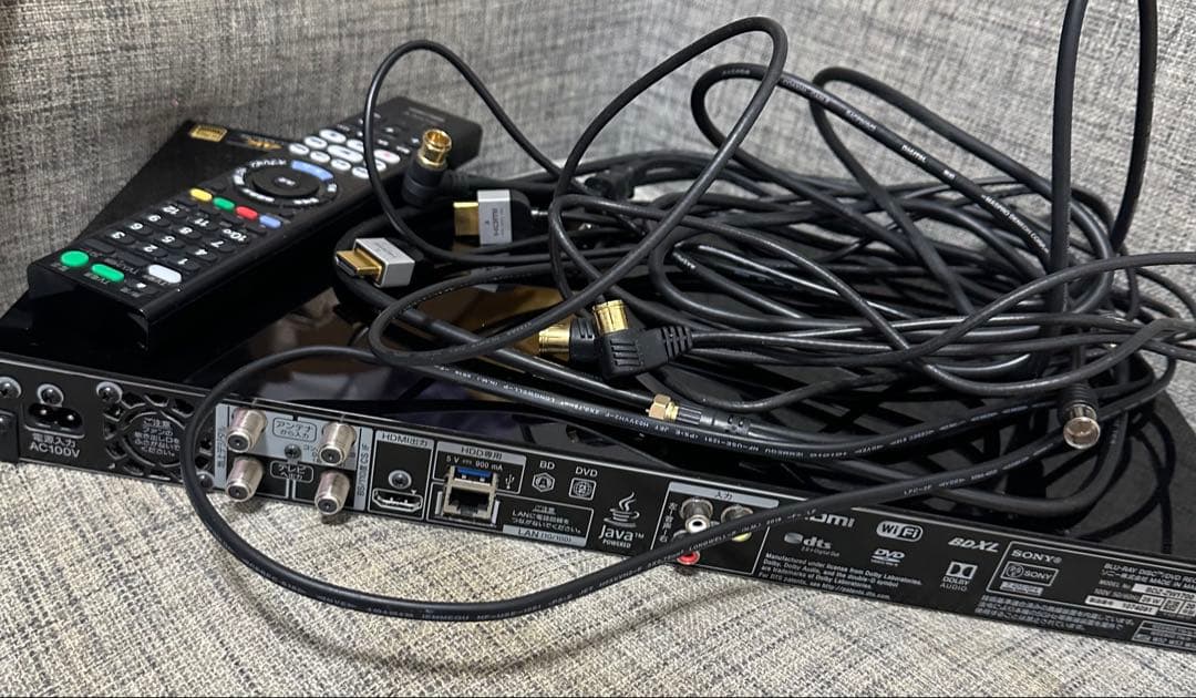 SONY ブルーレイディスクレコーダー(動作確認済)