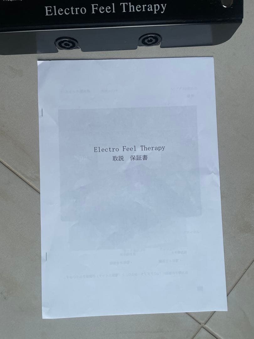 Electro Feel Therapy 美顔器　新品開封【正規流通品】