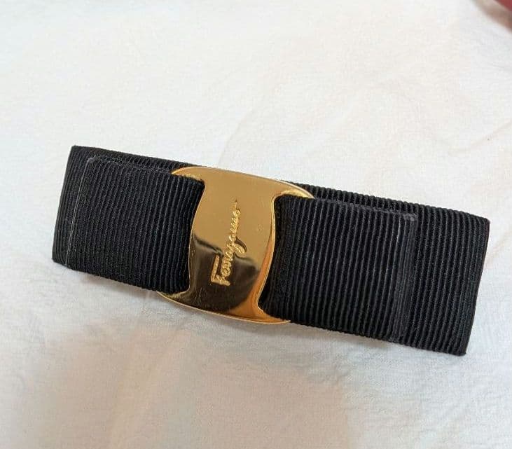 サルヴァトーレ フェラガモ ★バレッタ ブラック 箱付き ferragamo