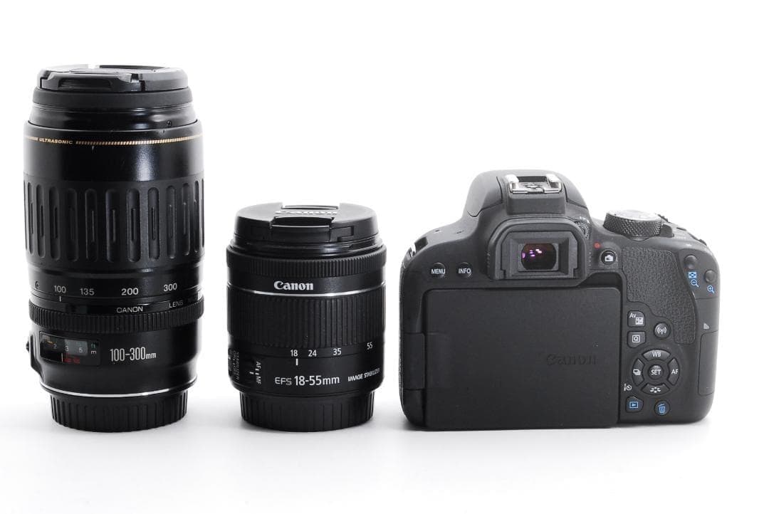 Canon Kiss X9i Wi-Fi搭載 USM望遠付きダブルレンズ