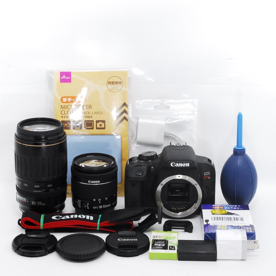 Canon Kiss X9i Wi-Fi搭載 USM望遠付きダブルレンズ