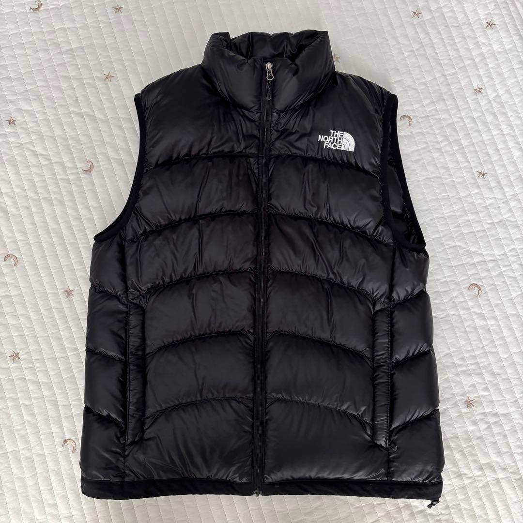 最終価格 ノースフェイス メンズ ダウンベスト S ブラック アコンカグアベスト