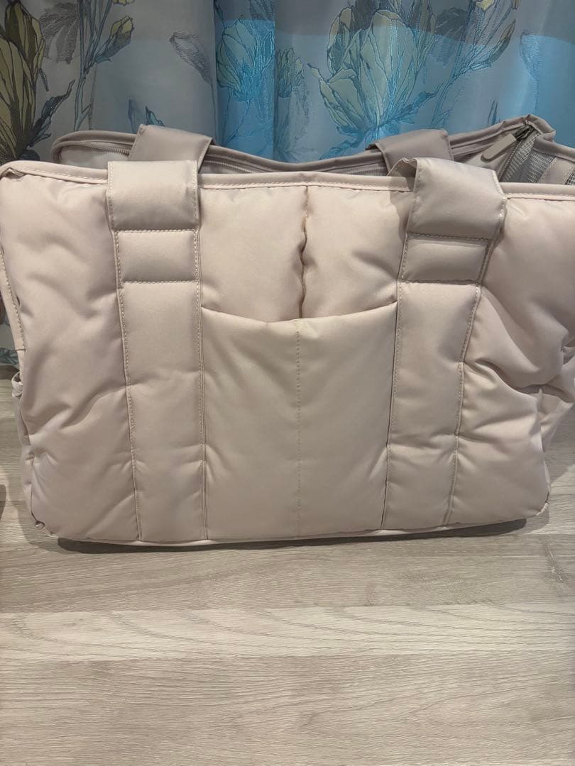 ジェラートピケ キルティングキャリーバック ピンク