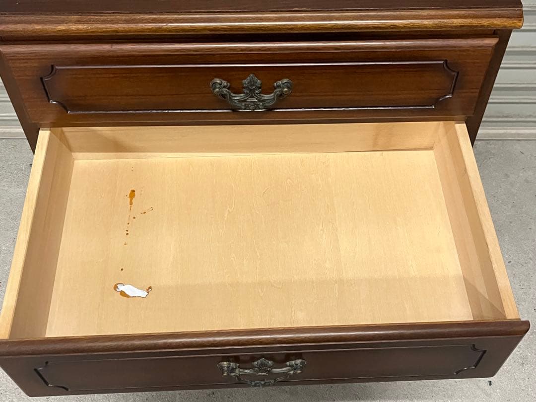 ☆karimoku カリモク家具 コロニアル キャビネット チェスト ４段収納