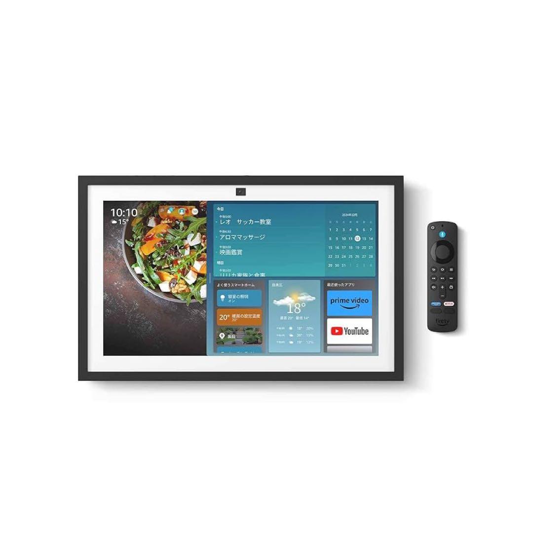 半額！！Echo Show 15 スマートTV 壁掛け用取り付け金具付使用感なし