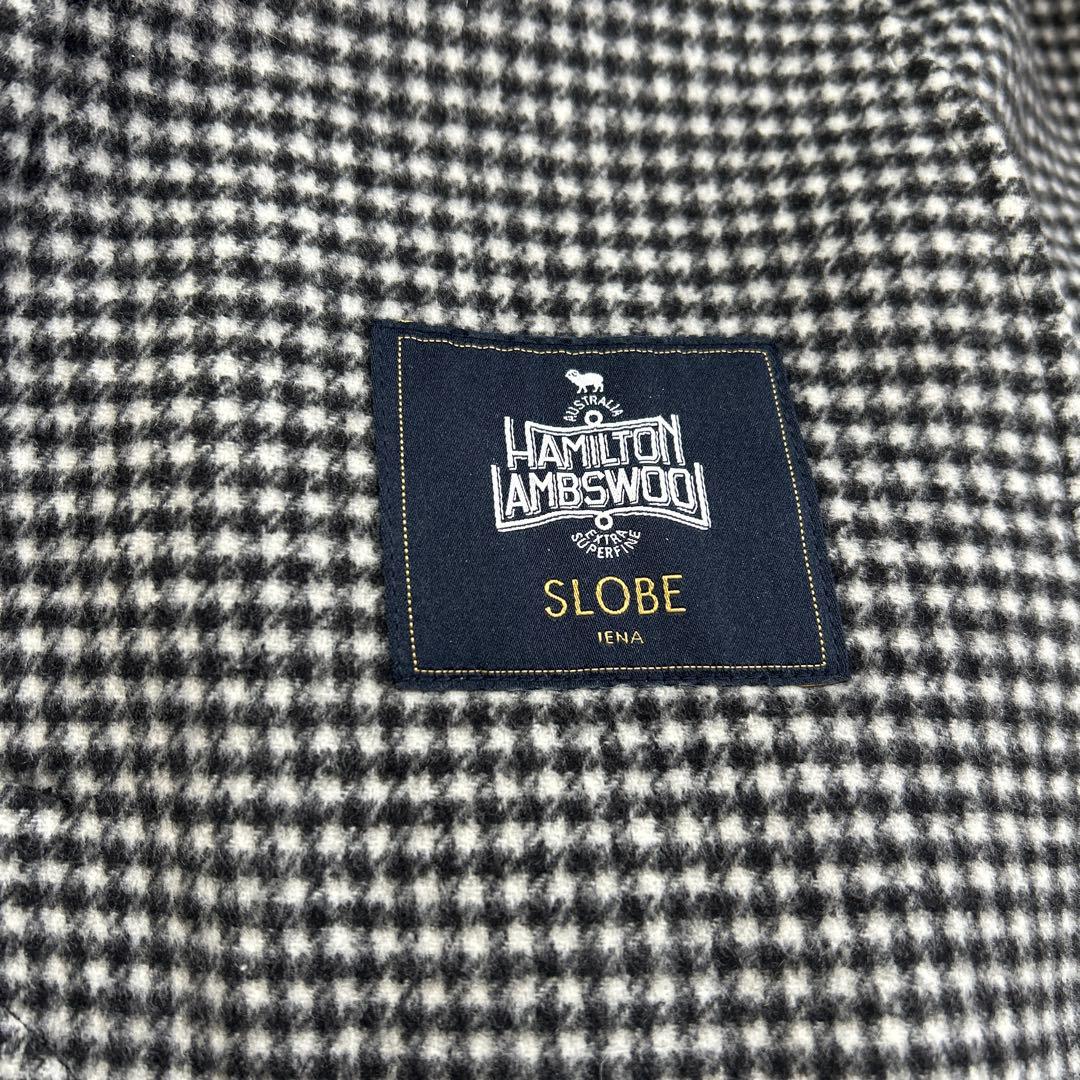 SLOBE IENA HAMILTONダブルフェイスウールショートコート