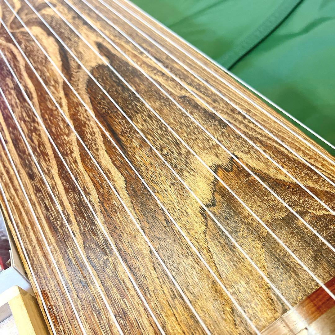 【美品】13弦　琴 すだれ掘り　付属品多数　送料無料　大正琴