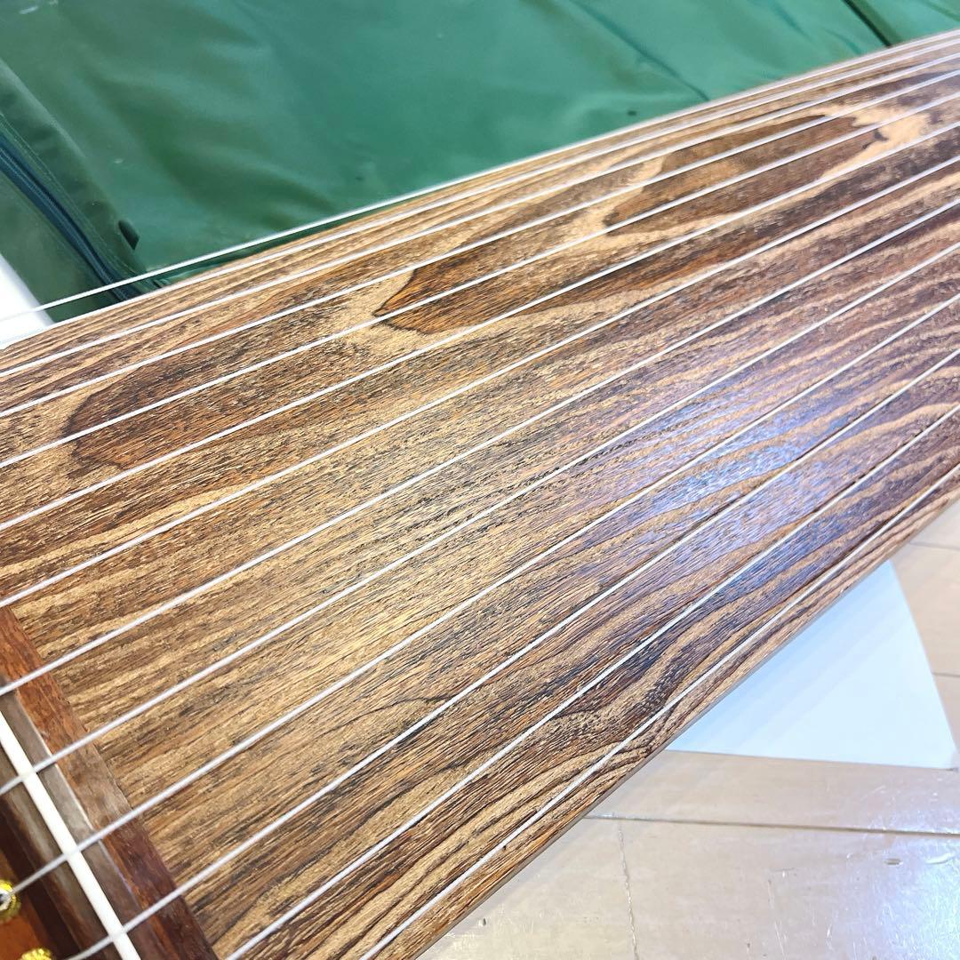 【美品】13弦　琴 すだれ掘り　付属品多数　送料無料　大正琴