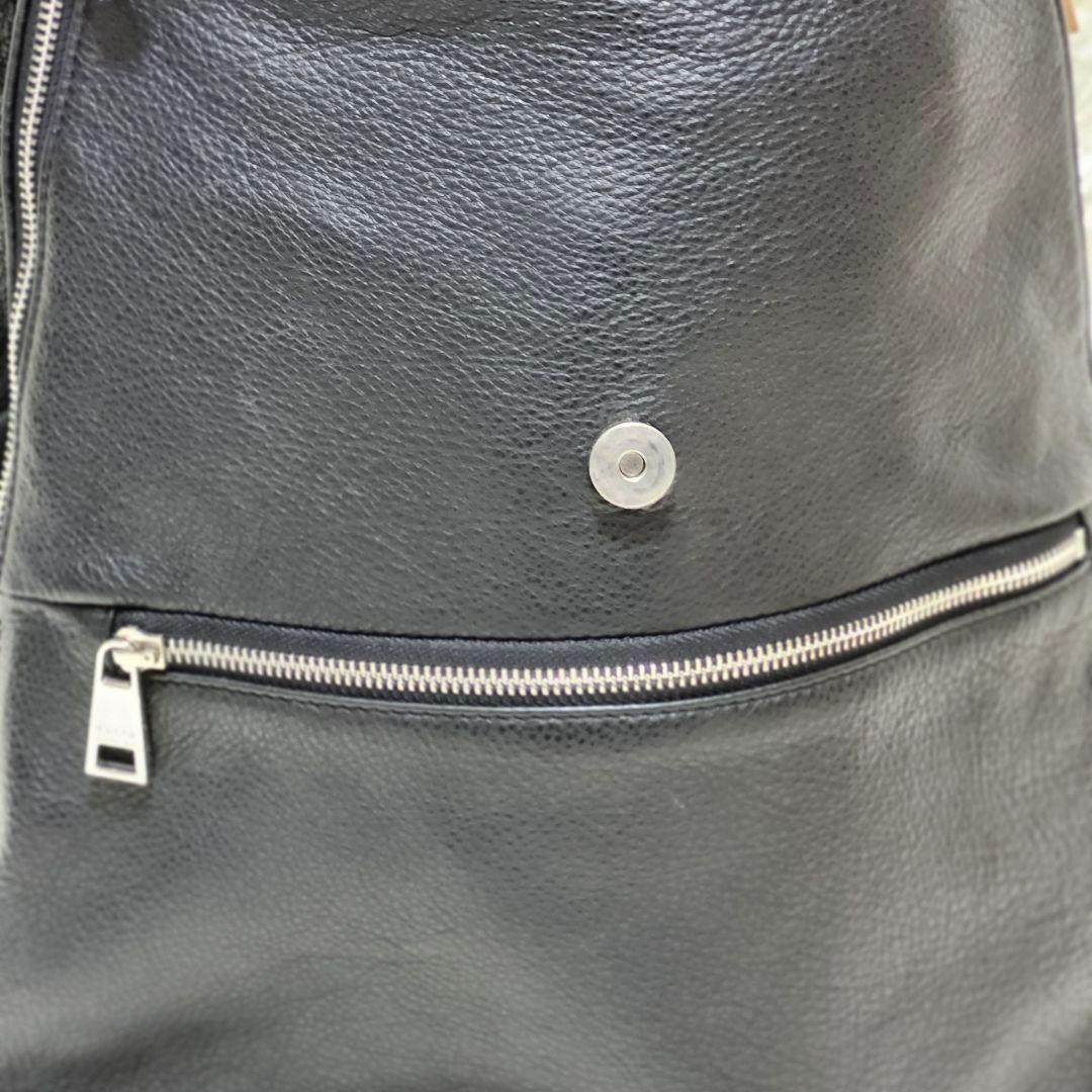 F.CLIO　レザーバックパック　リュックサック　本革　シボ革