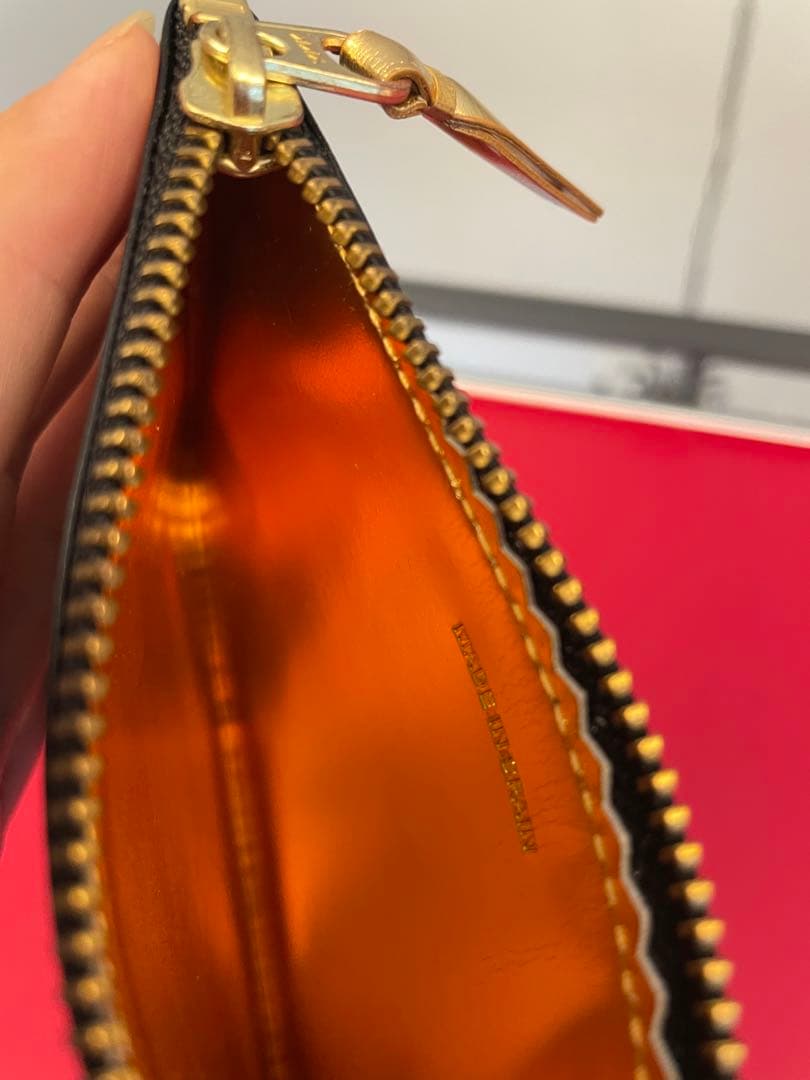 M！コムデギャルソンポーチ（小）　内側GOLD 希少