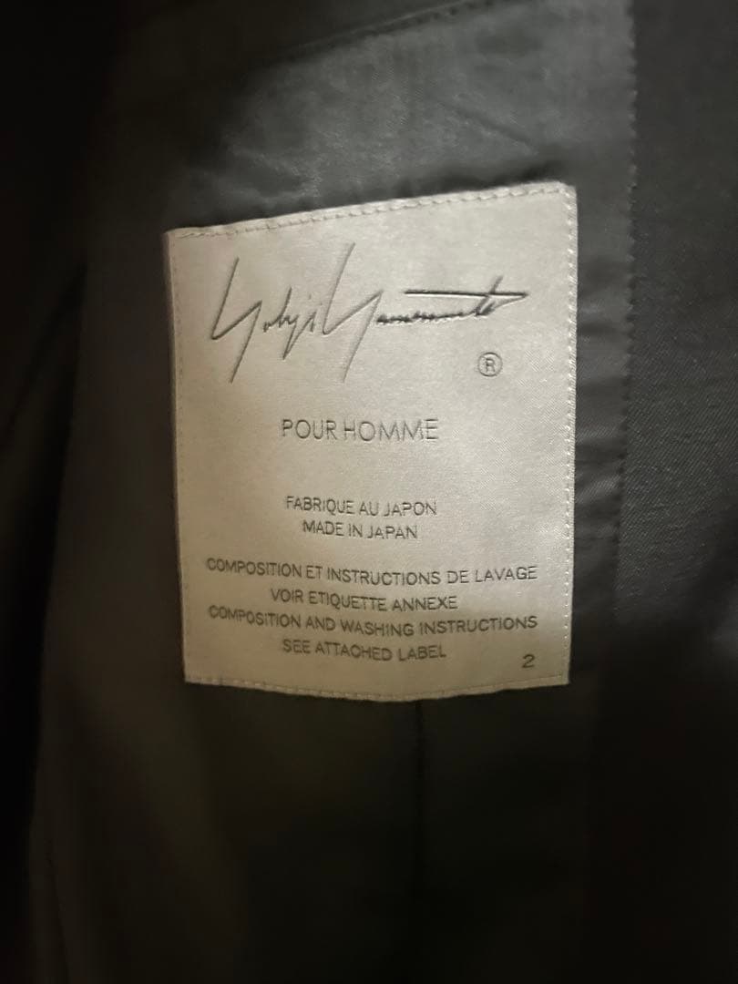 そーや→Yohji Yamamoto ブラック テーラードジャケット