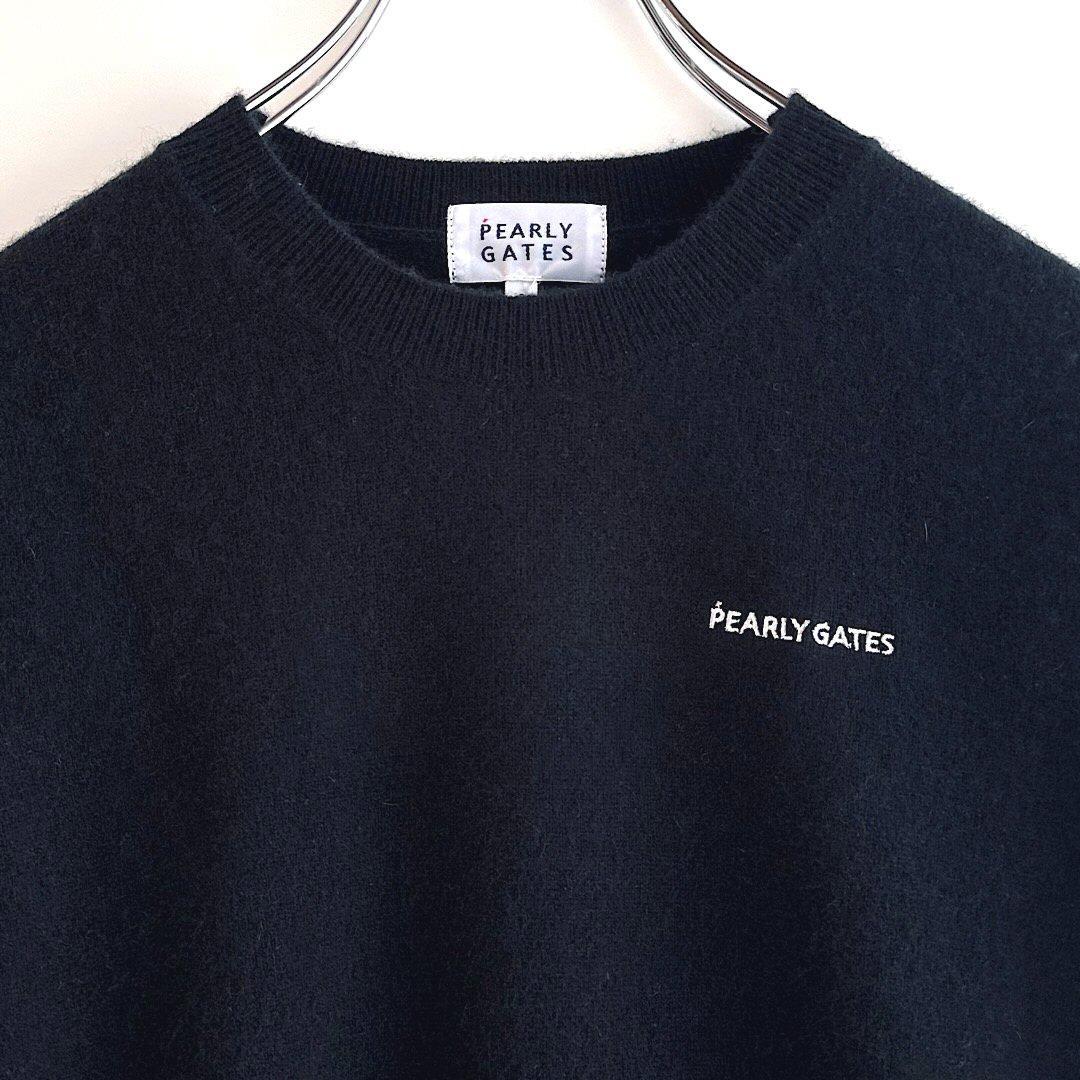 520 パーリーゲイツ 定価33,000円 カシミヤ100％ ニット 紺 1 M