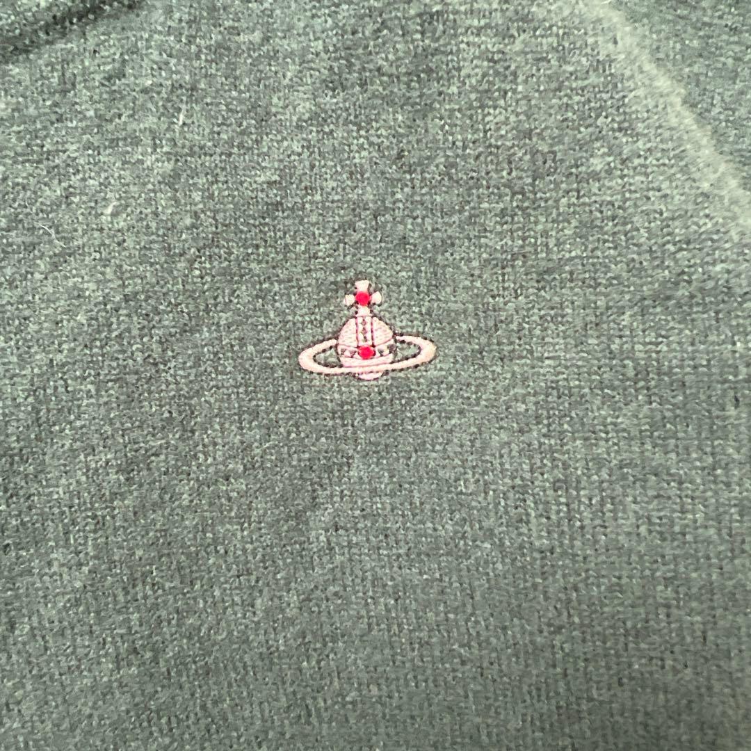 ヴィヴィアンウエストウッド　ウーレンベーシックタートルニットワンピース　緑