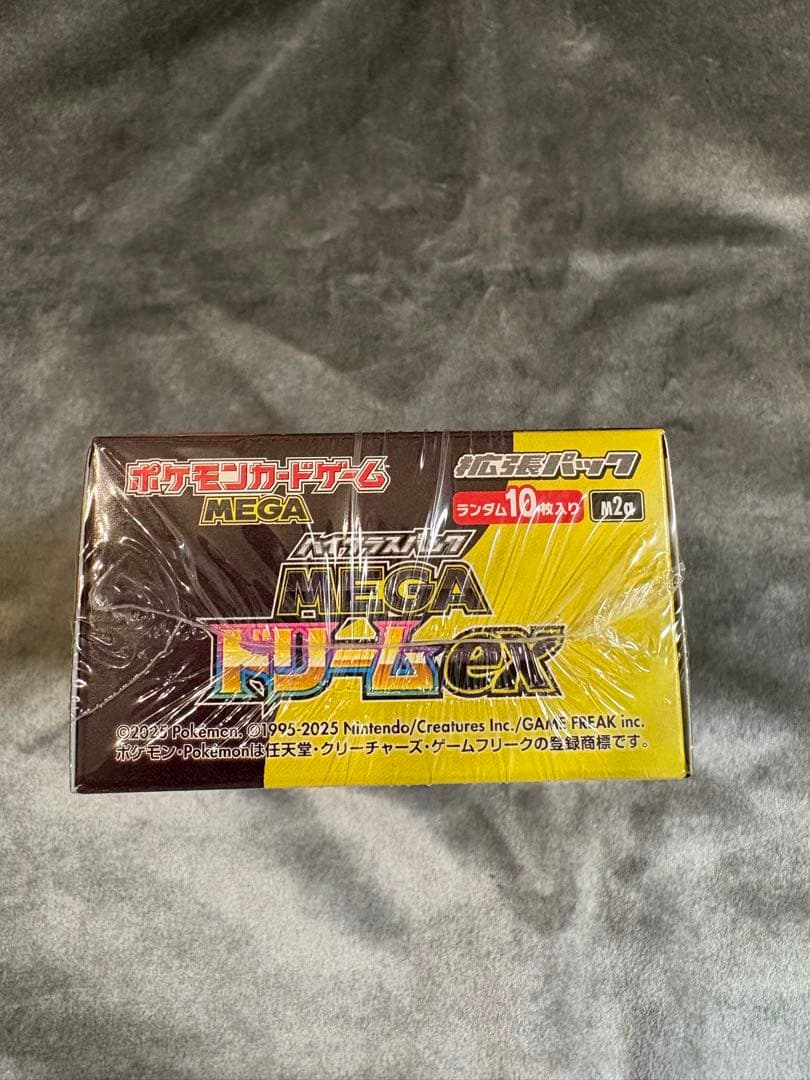 シュリンク付き　新品未開封　ポケモンカードMEGA ドリームex BOX