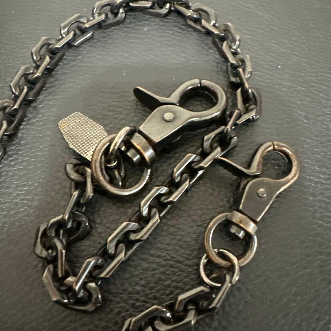 ☆HYSTERIC GLAMOUR☆ウォレットチェーン☆ガンメタ☆65cm☆美品