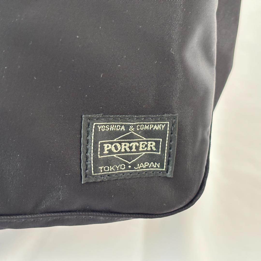 超美品 ポーター タイム スクエアリュック ビジネス 2層 上品 ブラック